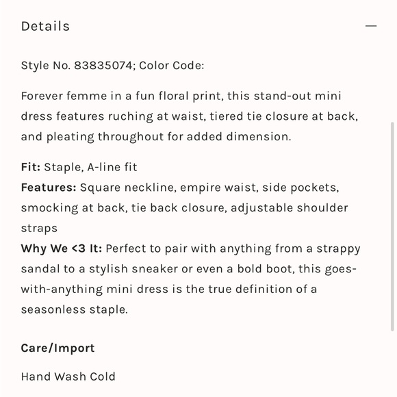 Free People gabby mini dress NWOT - Picture 5 of 6